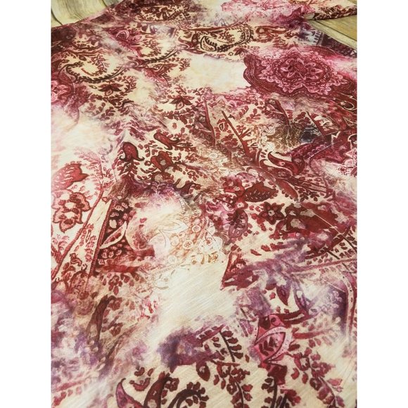 AVENUE Women Point Front Top Shirt Plus Size 14/16 Floral Short Sleeve New - Picture 14 of 14